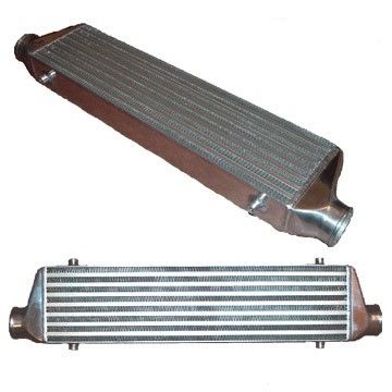 Échangeur de chaleur compact de tube à ailettes de vide/refroidisseur intermédiaire en aluminium pour la voiture