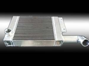 Air plat soudé par aluminium de tube d'aileron de plat à l'échangeur de chaleur refroidi par l'huile