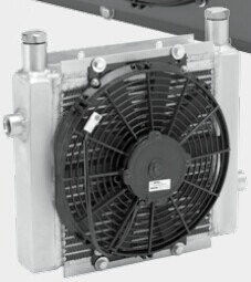 Échangeur de chaleur hydraulique en aluminium d'aileron de plat, réfrigérant à huile de haute performance