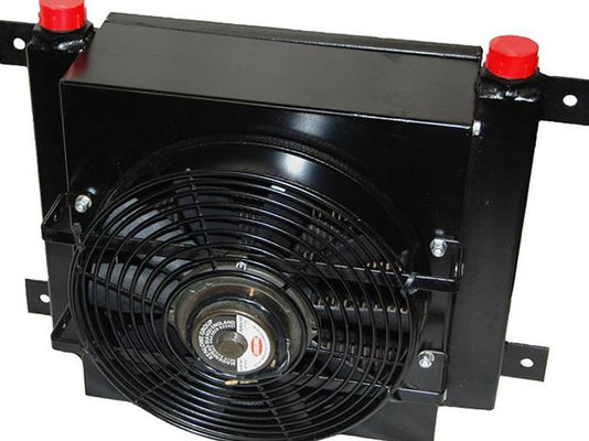 Aileron résistant de plat d'échangeur de chaleur d'huile hydraulique pour l'excavatrice avec la fan