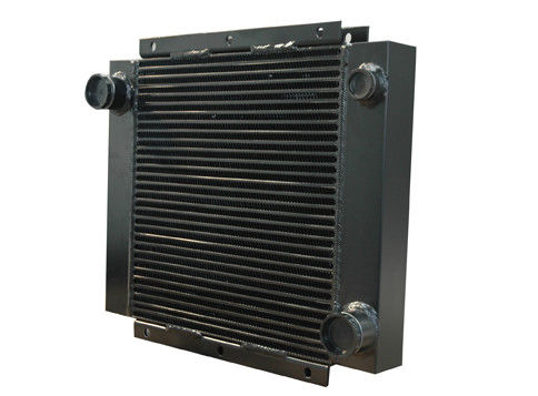 Refroidisseur de soudure soudé de plat d'aileron de l'eau en aluminium d'échangeur de chaleur avec la fan