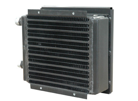 Refroidisseur de soudure soudé de plat d'aileron de l'eau en aluminium d'échangeur de chaleur avec la fan