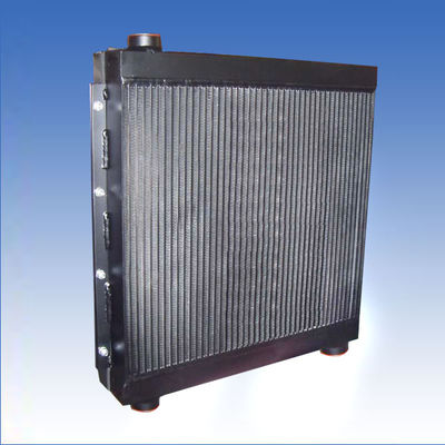 Refroidisseur de soudure soudé de plat d'aileron de l'eau en aluminium d'échangeur de chaleur avec la fan