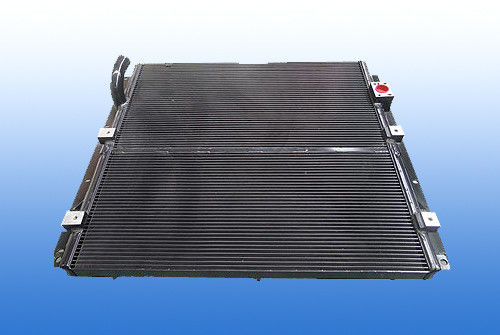 Refroidisseur de soudure soudé de plat d'aileron de l'eau en aluminium d'échangeur de chaleur avec la fan