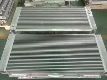 Réfrigérant à huile léger compact de plat et d'échangeur de chaleur d'aileron pour le circuit hydraulique