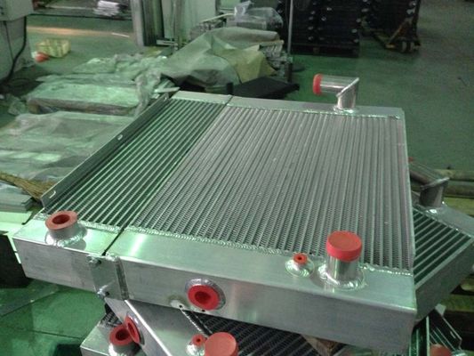 Échangeur de chaleur en aluminium de Plat-barre utilisé pour le refroidissement de moteur