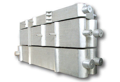 Échangeur de chaleur en aluminium soudé d'aileron de plat pour l'usine de séparation d'air