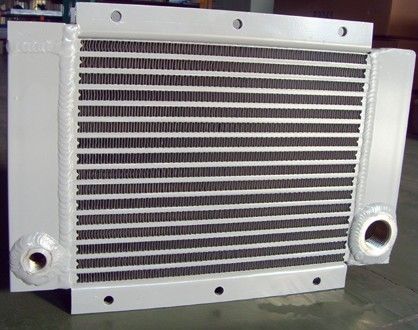 Système de refroidissement soudé par vide en aluminium d'échangeur de chaleur de compresseur d'air d'aileron de plat