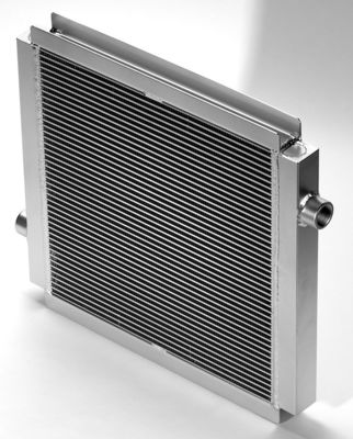 Système de refroidissement soudé par vide en aluminium d'échangeur de chaleur de compresseur d'air d'aileron de plat
