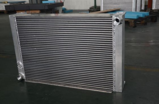 Échangeur de chaleur en aluminium résistant d'aileron de plat de vibration pour le compresseur d'air