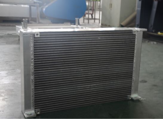 Échangeur de chaleur en aluminium résistant d'aileron de plat de vibration pour le compresseur d'air