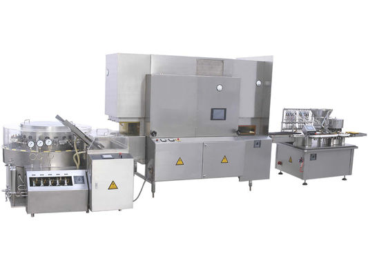 Ligne liquide de machine de remplissage de bouteilles avec le lavage ultrasonique de bouteille liquide orale