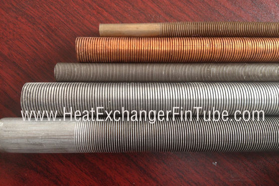 Tubes hélicoïdales intégrées métalliques à nageoires basses, à nageoire 19FPI/26FPI/28FPI/30FPI/36FPI/43FPI