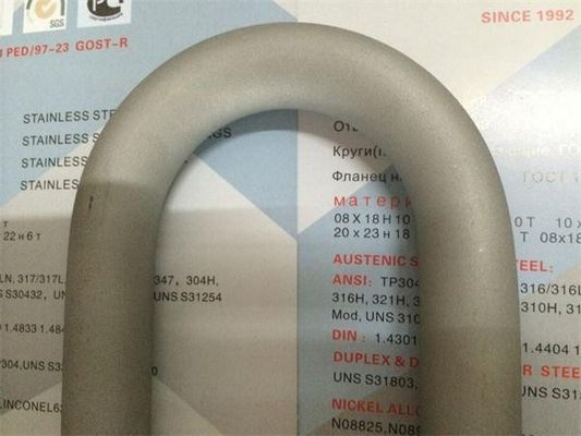 Coudes en U d'acier inoxydable d'ASME SA269/SA213 A1016, tuyau d'échangeur de chaleur