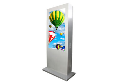 Plancher de cabine téléphonique tenant l'intense luminosité 42" 46" 55" de Digital d'affichage extérieur de Signage