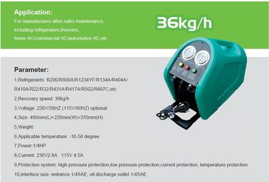 machine de récupération et unité réfrigérantes portatives automatiques CM-EP de réutilisation (peut la récupération R600A)